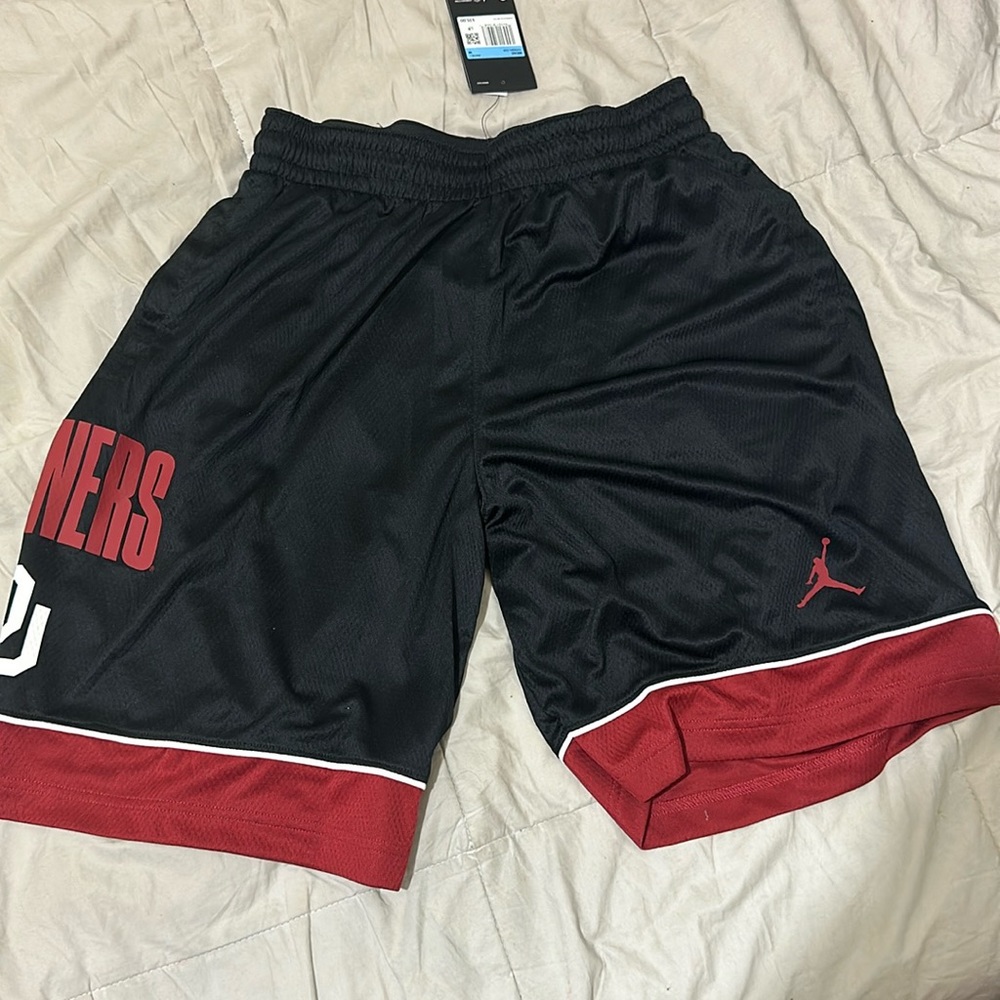 Men’s Jordan Oklahoma Sooners athletic basketball shorts